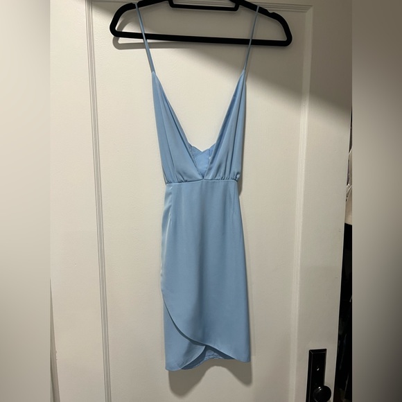 On My Way Blue Mini Dress